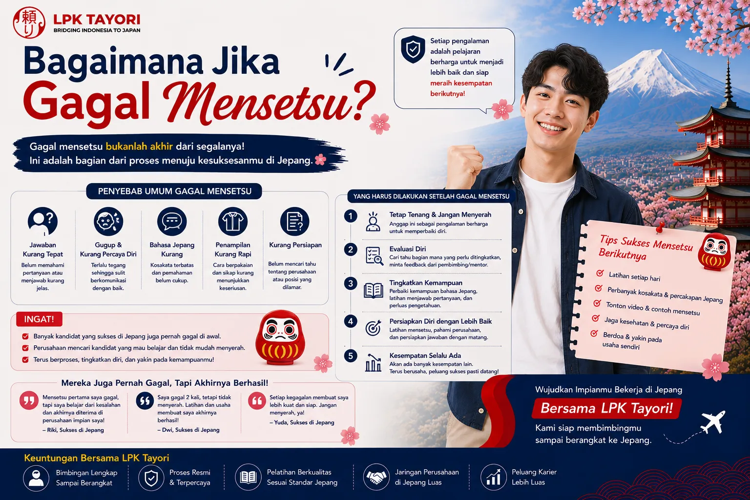 Bagaimana Jika Gagal Mensetsu? Ini yang Harus Dilakukan