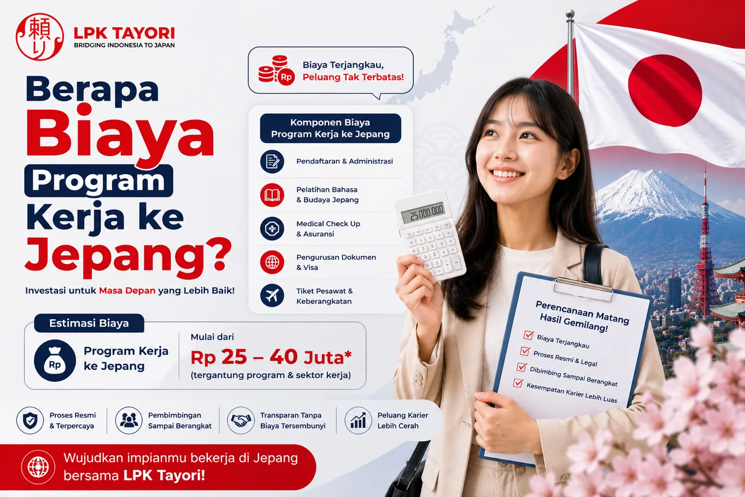 Berapa Biaya Program Kerja ke Jepang?